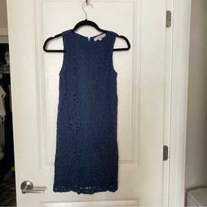 LOFT Navy Blue Dress